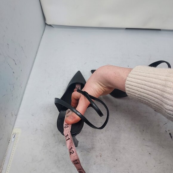 Christian Louboutin Black Strappy Condora Leather Heel Shoe - Picture 6 of 12